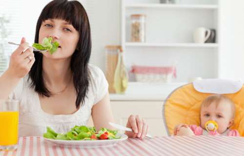 Как лучше всего питаться кормящей маме, чтобы похудеть?