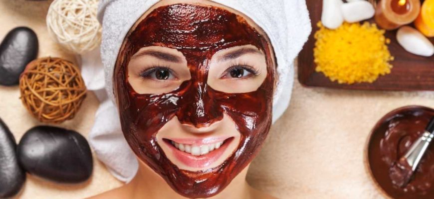 добавляем шоколад в маску для лица